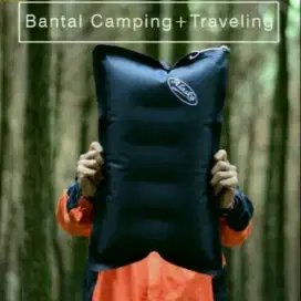 Bantal tiup camping alaska kuat dan mudah