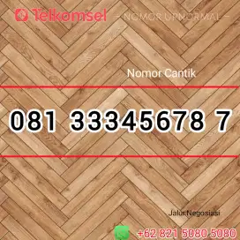 NOMOR CANTIK SUPER SIMPATI 3456787