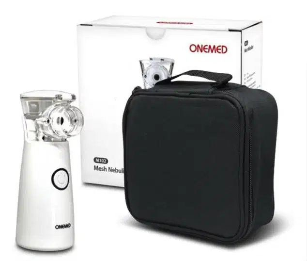 Mesh Nebulizer OneMed M 102 Portable / Alat Uap Bantu Pernafasan Asma