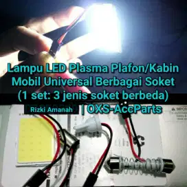 Lampu LED Plasma soket Plafon Kabin Mobil Universal avanza innova brio