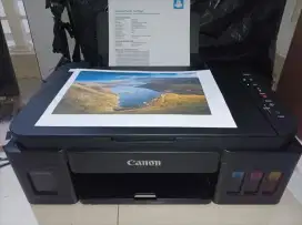 Canon G3000(Wifi, print, scan, copy).Tinggal pakai. Hasil bagus. COD.