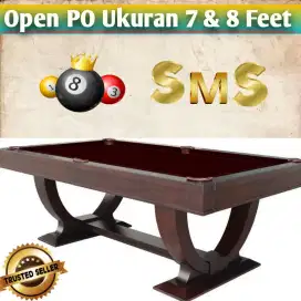 Meja Biliar Bilyar Billiard Bola Sodok 7 & 8ft Lebih Modern & Elegant