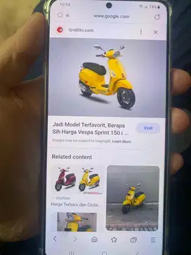 Dicari Dibeli Vespa Sprint 2019 Kuning