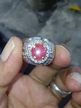 Natural ruby star no heat