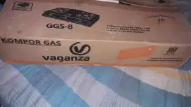 Kompor gas kaca motif buah merek vaganza