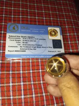 Cincin Unik limited Edition Star Quartz Boss