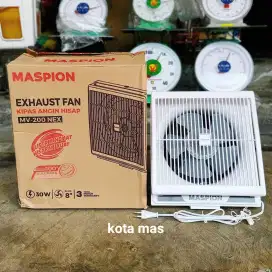 Wall Exhaust Fan Maspion 8 inch MV200NEX Hexos Penghisap Asap Dinding