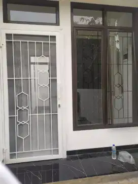 Pintu tralis pagar balkon reling kanopy dll