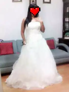 BU turun Harga Jual murah wedding Dress..