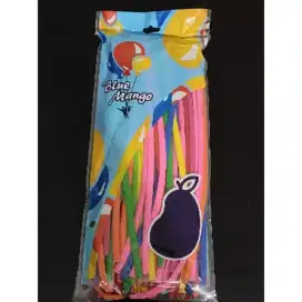 Termurah Promo Balon Pentil , balon Cacing 30 cm ,isi 100 pcs  blue M