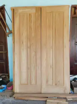 Kusen pintu kayu jati..