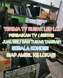 Terima tv led LCD jual beli dsb