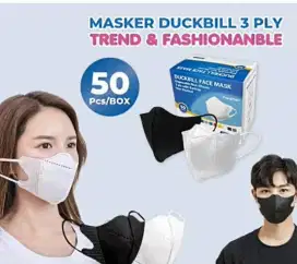 Masker Duckbill ( 1 Pack Isi 50 Piecies )