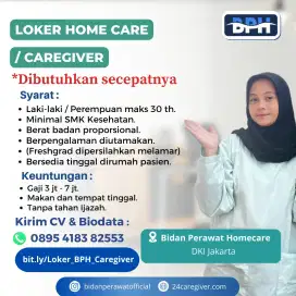 Dibutuhkan segera perawat lansia dan Caregiver jakarta