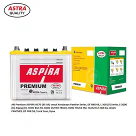 Aki Baru Aspira Astra NS40ZL Calya Sigra Brio Agya Ayla