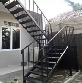 tangga besi custom jasa dan material