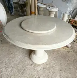 Meja Marmer Model Putar