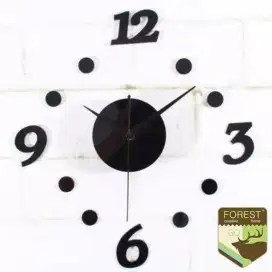 Jam dinding DIY design 30-50 cm