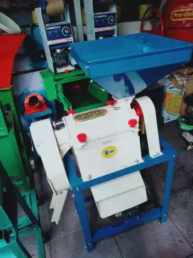 (rumah teknik jogja)mesin poles padi mini+engine 5,5 hp