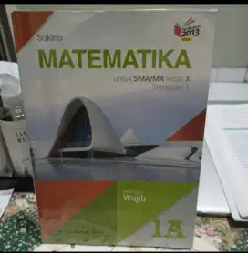 Buku Matematika kelas X (1A) bekas