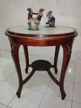 Meja Marmer Antik Kuno Model Lenong (MASIH BISA NEGO)