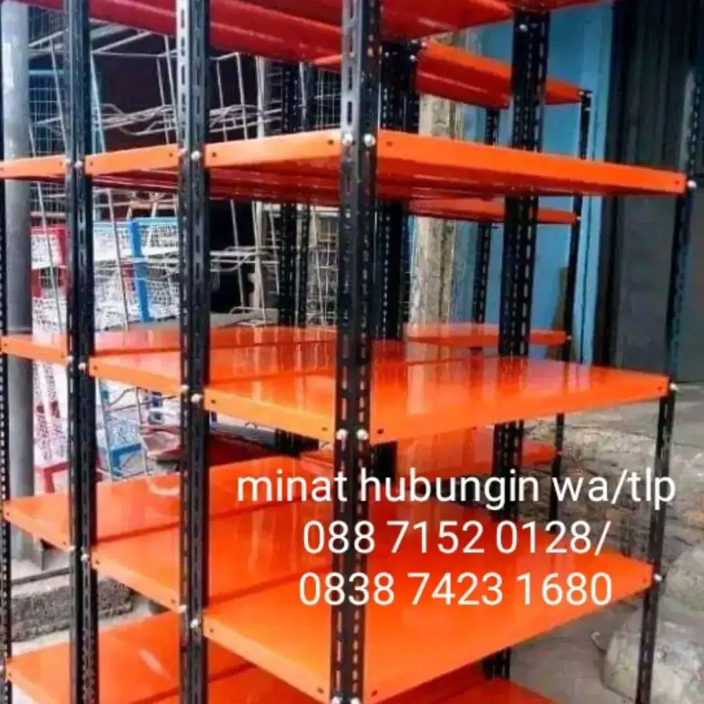 Rak besi sikulubang serbaguna multifungsi