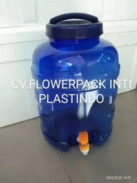 PET KRAN 10LTR BLUE COLOR,MOQ 200PCS