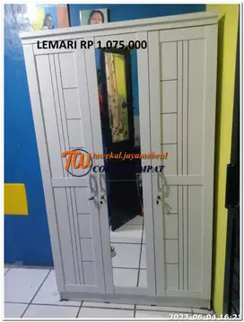 LEMARI PAKAIAN MINIMALIS PINTU 3 DAN 2 LEMARI PAKAIN DEWASA ANAK COD