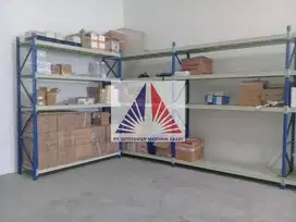 Rak Gudang Type Shelving Ambalan kapasitas 250-300Kg Ready Stok