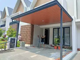 Kanopi alderon + plafon pvc modern #4949