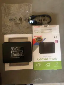 hard disk external 1tb original fullset normal like new garansi murah