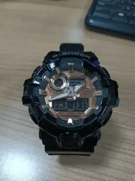 Casio G-Shock GA-700MMC-1ADR black gold mewah