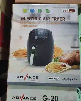 Air Fryer Advance ADF-40A 4 liter Penggorengan Tanpa Minyak