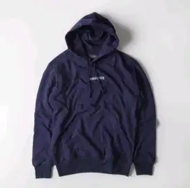 Roughneck HB016 Navy Mini Sig White Hoodie - Size M