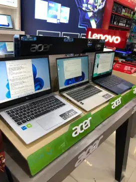 Kredit laptop acer dp 0% promo gratis 1× angsuran