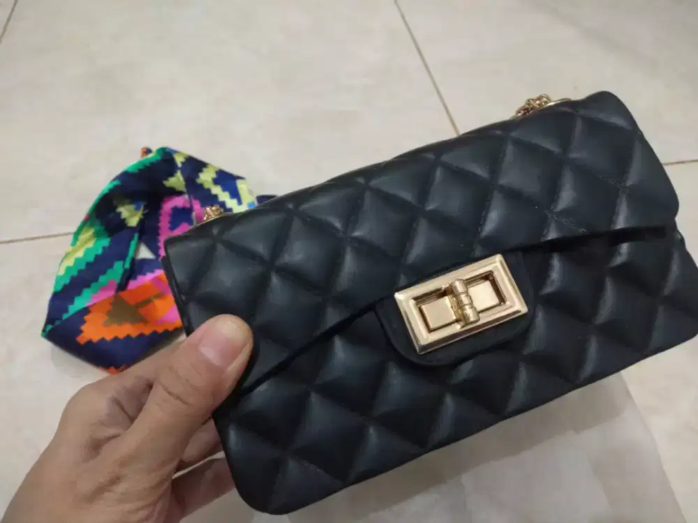 DI JUAL TAS JELLY HITAM SLAYER