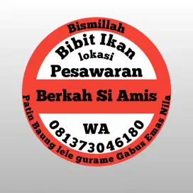 Bibit ikan siap antar sampai tujuan