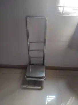 1 trolley  full stainless.nego tipis
