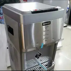 Dispenser Sanken Galon Bawah Silver Stainless HWD 555 IC
