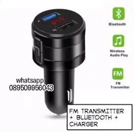 BLUETOOTH FM TRANSMITTER mobil 12v
Bentuk bulat