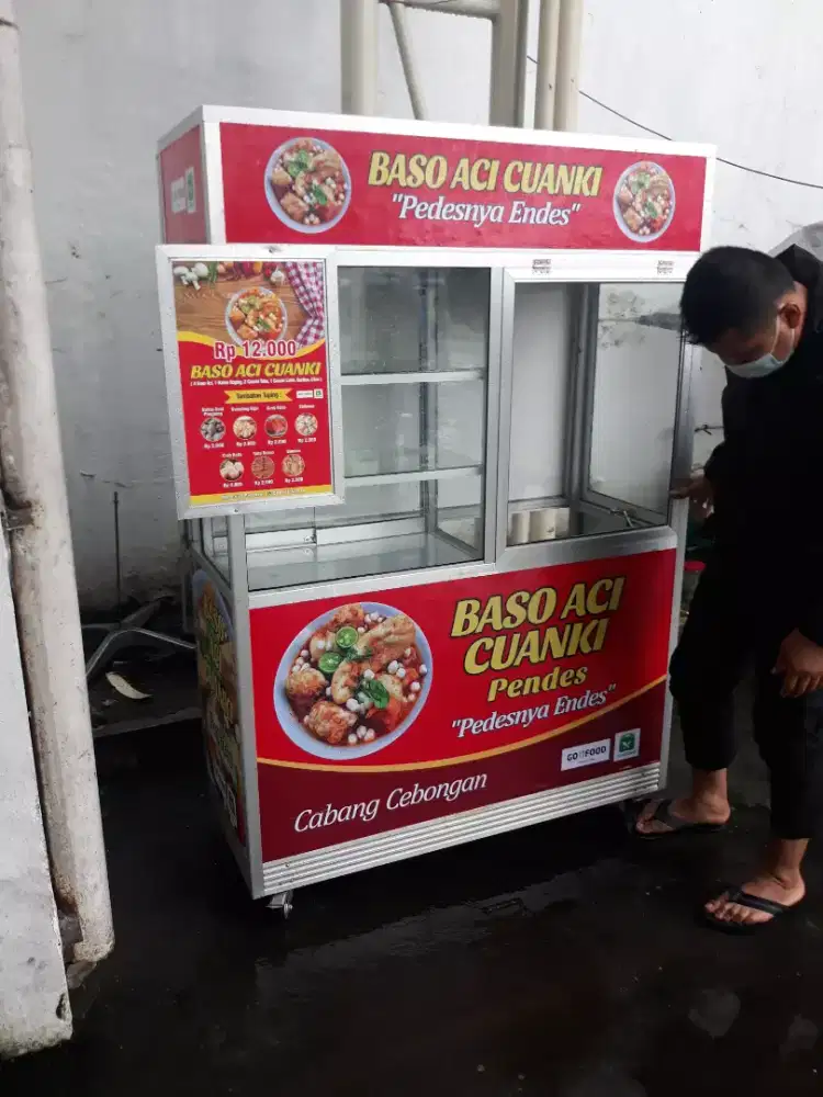 Gerobak tahu walik grobak motor etalase tahu walik gorengan tahucrispy