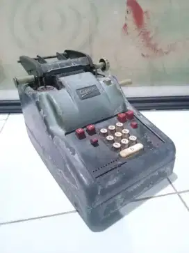 Mesin kasir jadul ADDO-X mesin hitung/kalkulator vintage koleksi antik