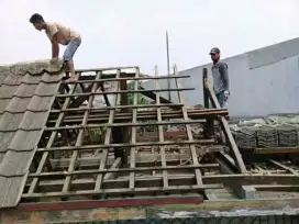 Baja ringan*bongkar pasang atap lama pasang rangka baja ringan