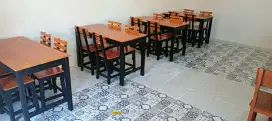 Sett meja kursi cafe resto lV