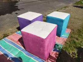 Sofa Kotak Warna Warni ( Dapat 2 sofa )