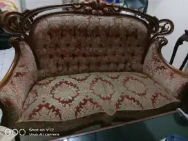 Sofa jati set untuk ruang tamu