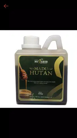 Madu Hutan Mujahid 500gr 100 % ORGINAL