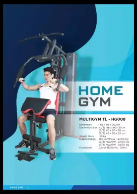 ALAT FITNES HOME GyM 1 SISI BEBAN 50 KG