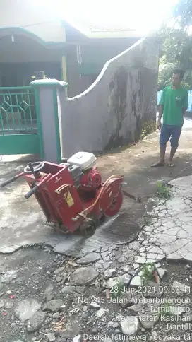 Sewa Beton Cutter Coring Kompresor Potong Aspal Granit Keramik Besi