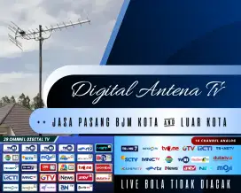 Antena TV hd Outdoor & Pasang